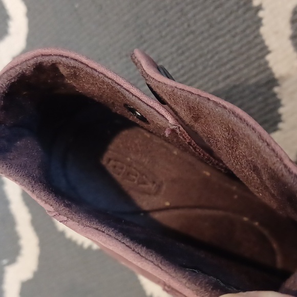 Keen Akita Brown Suede Wedge Ankle Boots 6 - Picture 12 of 15